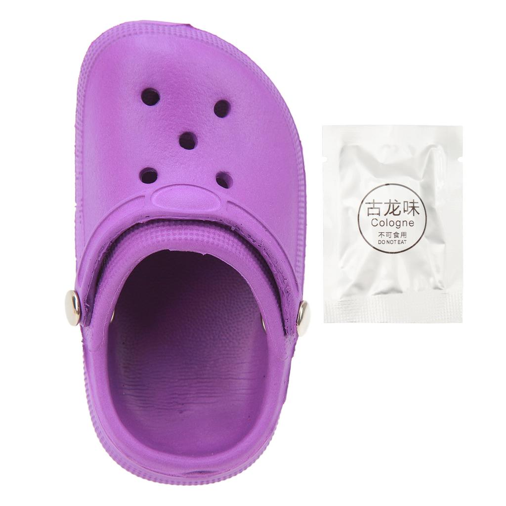 Shoe Shape Car Diffuser Cute Miniature Shoe Shape Car Fragrance for Refreshing Decoration Purple