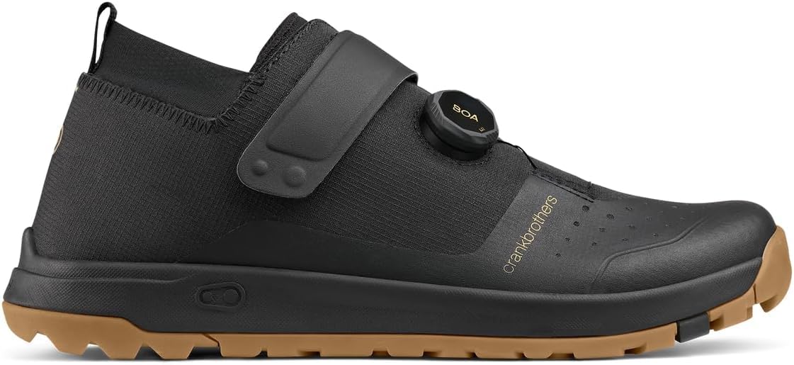 CRANKBROTHERS Stamp Trail BOA Gum Outsole Shoes, 24.9cm (6.5in), Black/Gold, синий