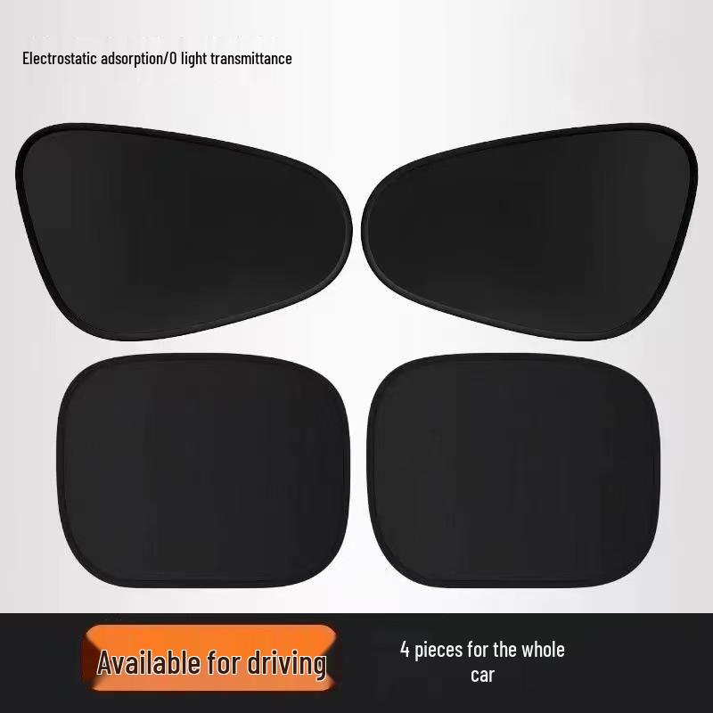 Car Sunshade Side Window Curtain - Sun Blocker & Heat Insulation for Interior Protection