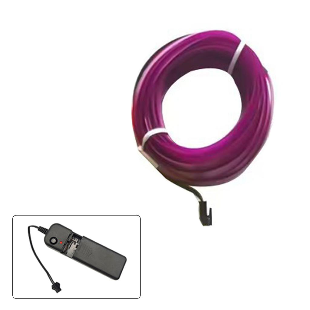 USB Car Interior Strips Lights Multicolor LED Fiber  Lighting set Simple Installation for Dashboard & Console