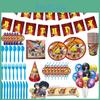 Birthday Ninja Naruto Party Decor Supplies Tableware Banner Balloon Cake Topper