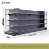 Multifunctional Gray Display Rack for Convenience Stores – Single/Double-Sided Snack Storage Shelf