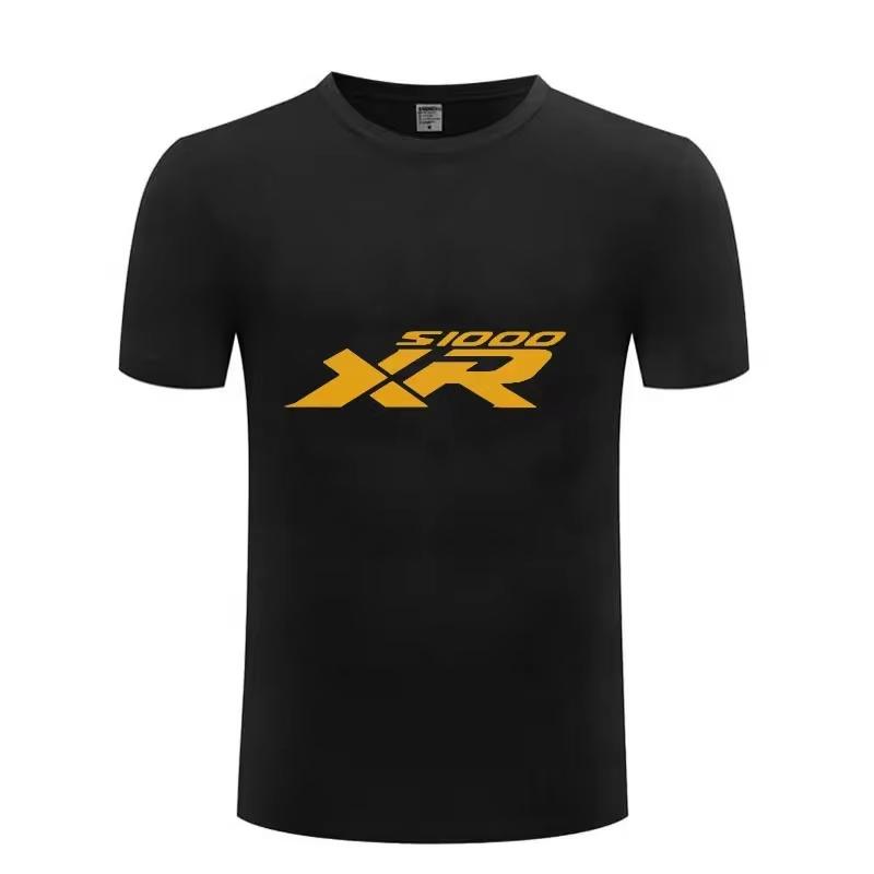 High Quality S1000XR T Shirt Men Print New LOGO Tee Cotton Summer Short Sleeve Round Neck Tops Casual Clothing Unisex Oversized