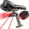 Super Bright LED Bike Tail Light Laser Warning Rear Light for Mountain Bicycle Night Riding Safety