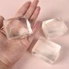Squishy Colored Ice Cube Fidget Toys Slow Rising  Squeeze Toy Funny Stress Reliever Reduce Pressure Prop for Kids and Adults