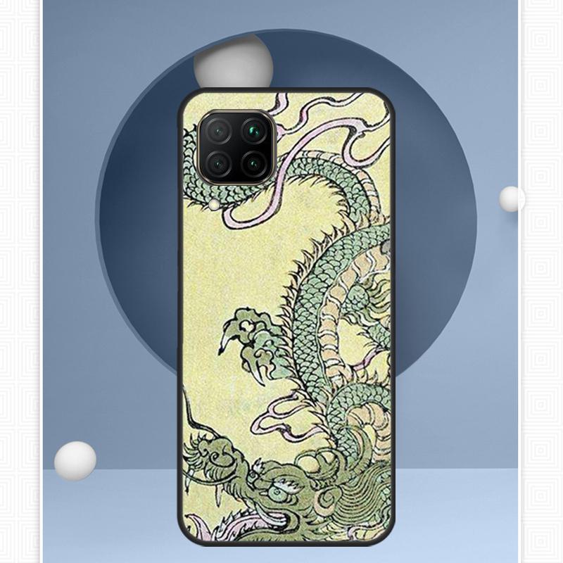 Chinese Dragon For Huawei Nova 12i 12s 11i 8i Y91 Y60 Y70 Y72 Y90 Y61 9 10 SE P20 P40 Lite P30 P60 Pro Case