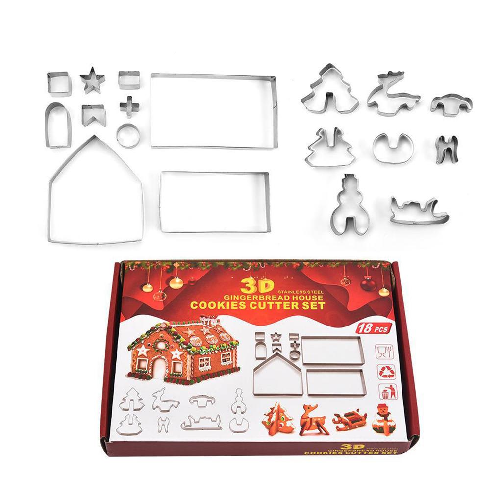 8pcs Cookies-Stencils Nice-looking Adorable Pastry Template For Home Cooking Tool