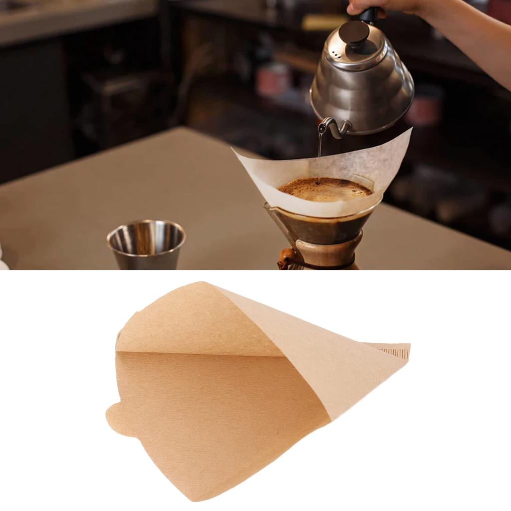 100-Pack Conical Coffee Filter Paper, Healthy and Hygienic for Commercial and Home Use ()