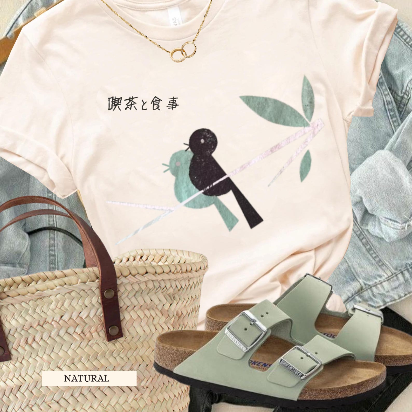 MOCKING BIRD Graphic Tee, Bird Lover Gift, Unisex Cotton Shirt S