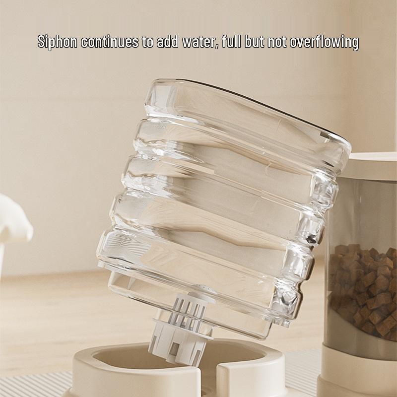 Pet Automatic Water and Food Dispenser - New Transparent Design for Cats and Dogs