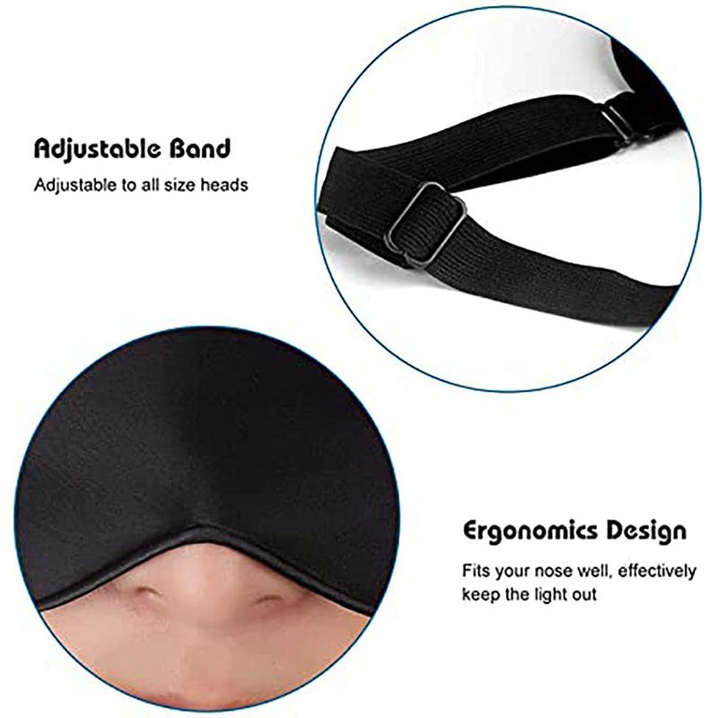 Silk Eye Mask Blindfold,Adjustable Super-Smooth Soft Sleep Eye Mask