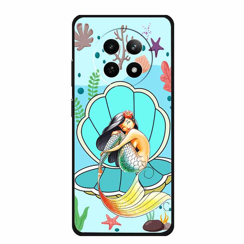 Realme 12 5G Phone Case: Embossed Color Painting, Drop-proof with Concave-convex Texture - 1 Piece