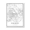 Vintage Halong Bucht Vietnam Leinwand   Reise Landschaft Tourismus Kunst Poster für Wanddekor Heimdekoration Reise Geschenkidee