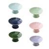 Ceramic Dessert Stand Footed Decorative Pedestal Tray Fruit Bowl Porcelain Cake Stand for Dessert Table Party Countertop Home