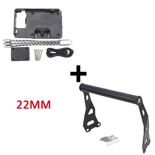 Fit For ROYAL ENFIELD HIMALAYAN 2016-2020 2019 Motorcycle Accessories Mobile Phone GPS Navigaton Plate Bracket Bar Mount