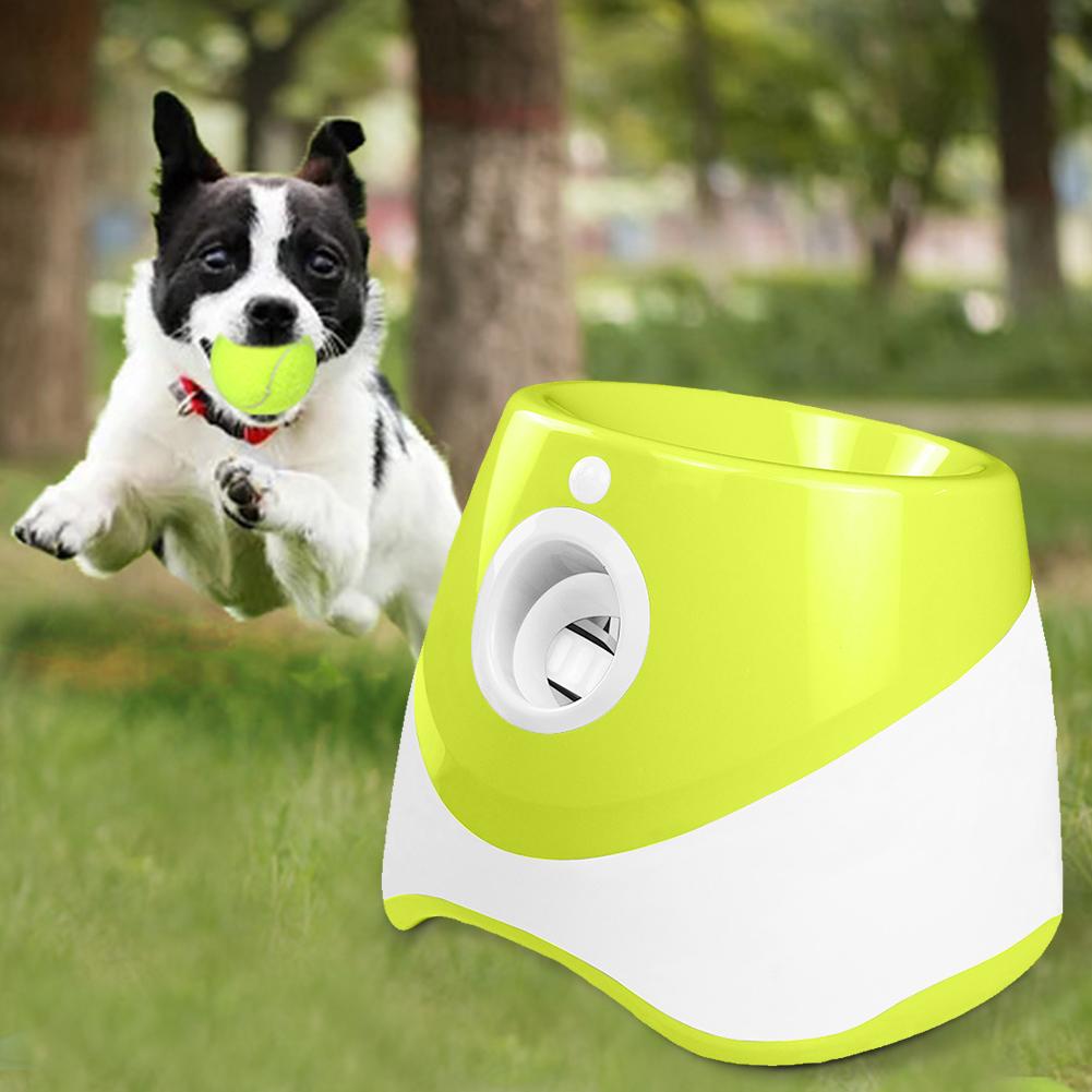 Automatic Dog Ball Launcher Automatic Pet Dogs Chase Ball Launcher Dog Pet Interactive Throw Device Pet Interactive