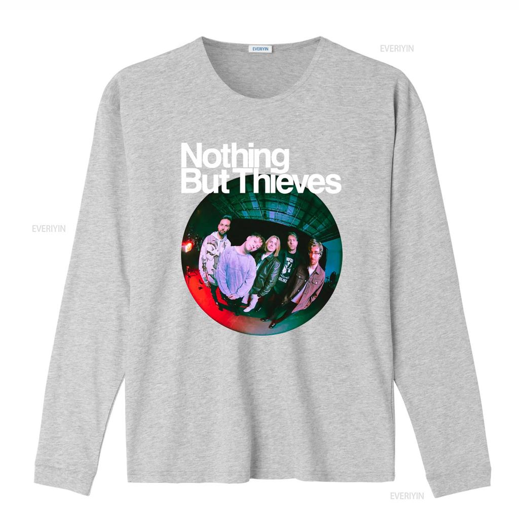T-Shirt Banda NOTHING BUT THIEVES Tutte le Taglie Manica Lunga o Corta Fan Musica Rock vintage Lavata abbigliamento firmato Streetwear casual Unisex