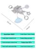 Baby Plush Animal Teether with Music, Jingling Sound, and Mirrored Crib Pendant