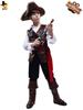 Boys' Pirate Captain Halloween Costume - Child's Cosplay for Carnival, Party, or Stage Performance