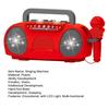 Kinder Singmaschine Spielzeug mit Mikrofon LED-Licht Kleinkinder Jungen Mädchen Multifunktionale Mini Karaoke Maschine Musik Player Spielzeug