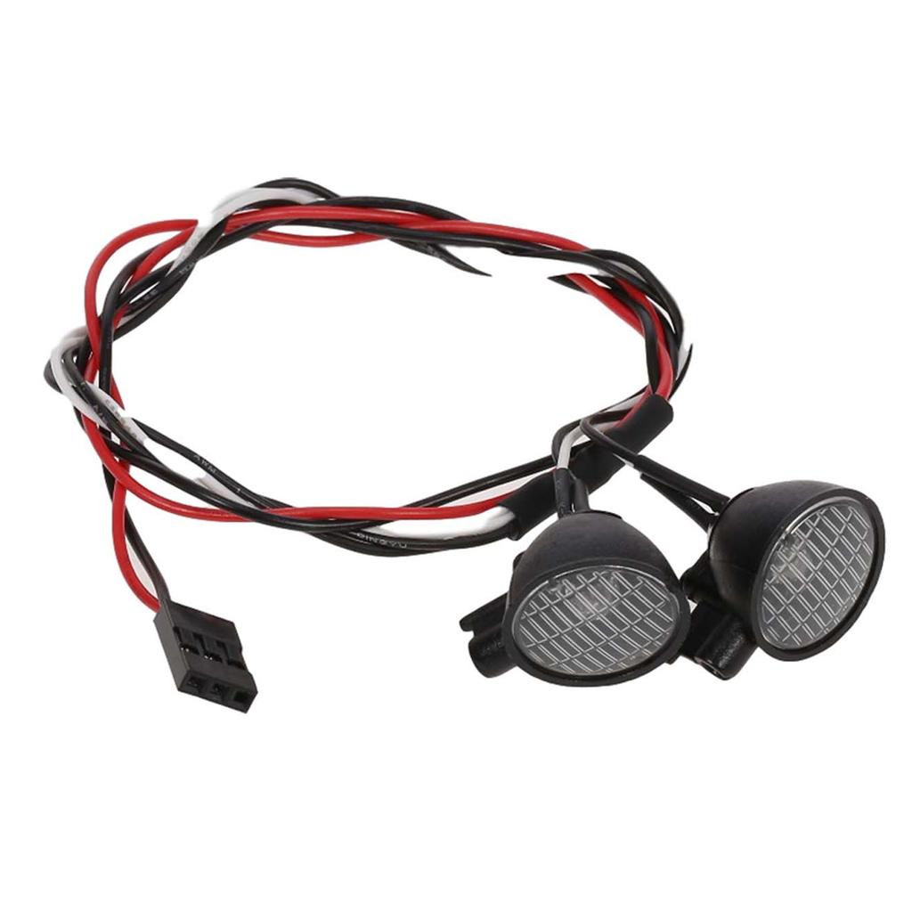 2pcs RC Car LED Light Kit with Lampshade White Lights 5.5 11V RC Decoration Common LEDs RC Accessories