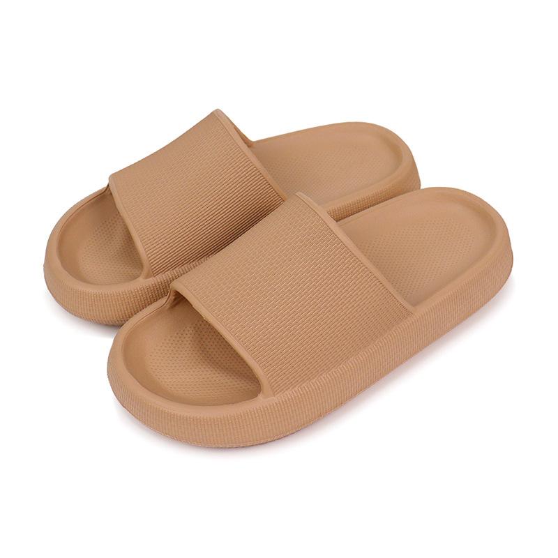 Fashion GOOHOJIO 2024 Men Fashion Summer Slides Thick Sole EVA Slippers Non Slip Ladies Male Shoes Comfort Suitable Outdoor and Indoor