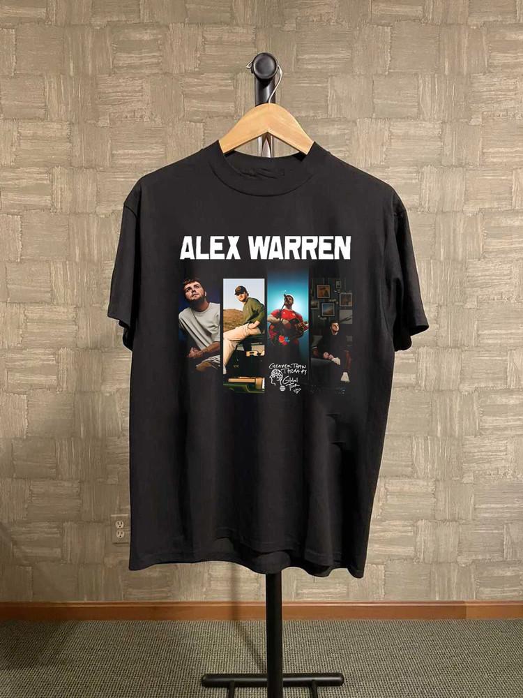 Alex Warren Černá Bavlna Všechny velikosti S-5XL Unisex S-5XL Tričko HOT HD904 Unisex Tričko
