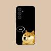 Viral Dog Phone Case For Samsung S25,24,21,22,23,20,S30,Ultra,Plus,Fe,Lite,Note,5G Black Cover