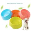 1Pcs/Set Plastic Candy Color Pet Dog Puppy Animal Practical Food Water Bowl-Random Color