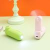 Lightweight Keychain Fan 3 Speeds Handheld Fan Small Pocket Mini Folding Fan  Outdoor Travel