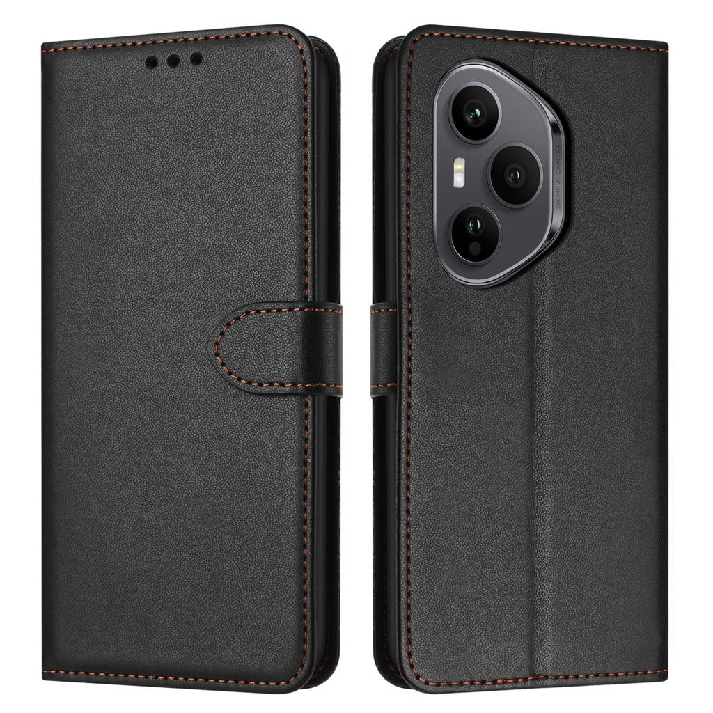 For Honor 400 Pro 5G (Global) Case Stand Wallet Leather Phone Cover with Strap