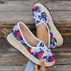 Fashion Summer Women's 2025 New Cloth Shoes Soft-soled Breathable Single Shoes