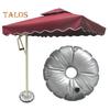 Weight Bag for Feather Flag Base Collapsible Round Flagpole Base Waterproof Easy To Fill Weight Water Bag Portable Base for Beach Sun Umbrella