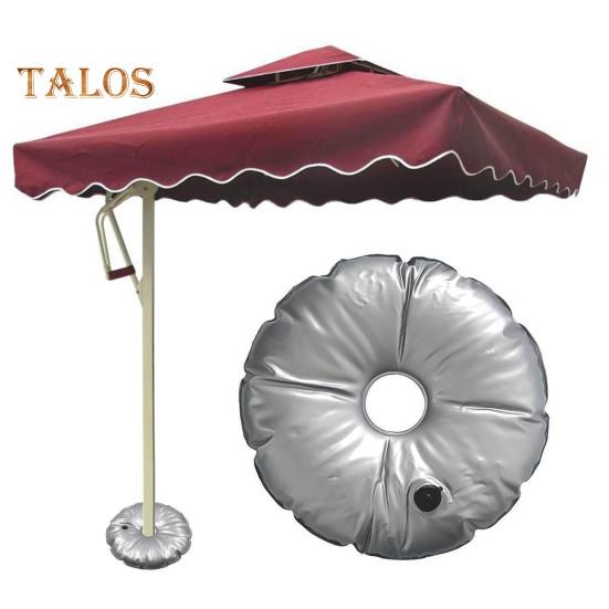 Weight Bag for Feather Flag Base Collapsible Round Flagpole Base Waterproof Easy To Fill Weight Water Bag Portable Base for Beach Sun Umbrella