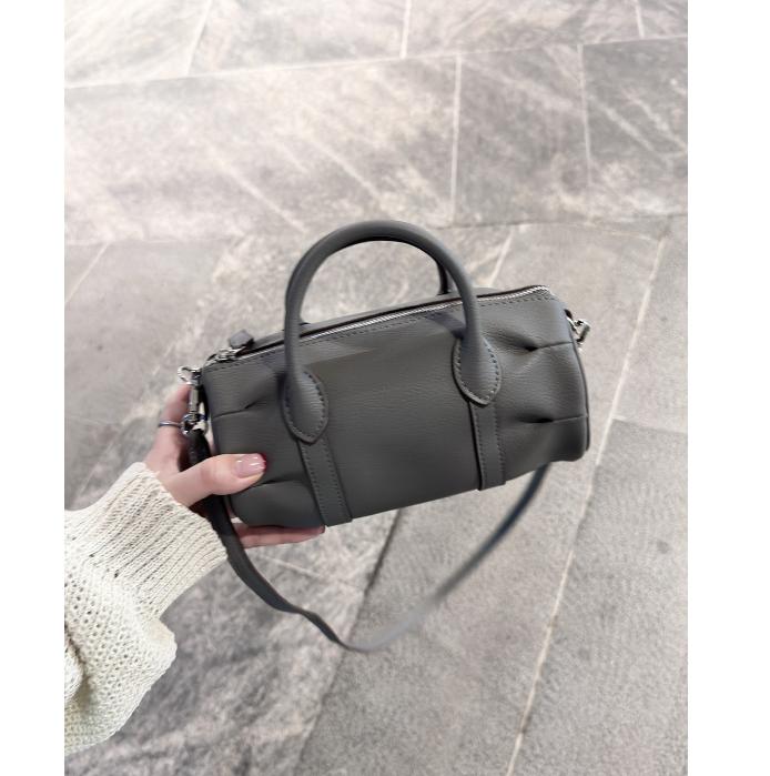 

Новая кожаная сумка-подушка Head Layer, модная сумка, универсальная, высокого класса, сумка через плечо для женщин 20x10x10cm серый