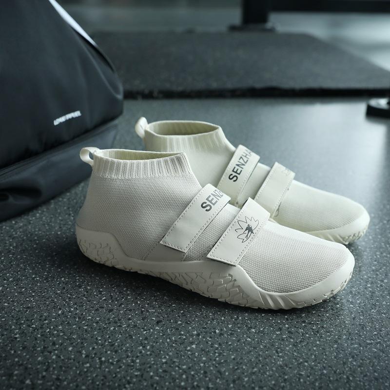 Mid Cut Socks Style Gym Weightlifting Shoes Size 35-46 Men Women Gym Footwear Men Squat Shoes Sumo Shoes