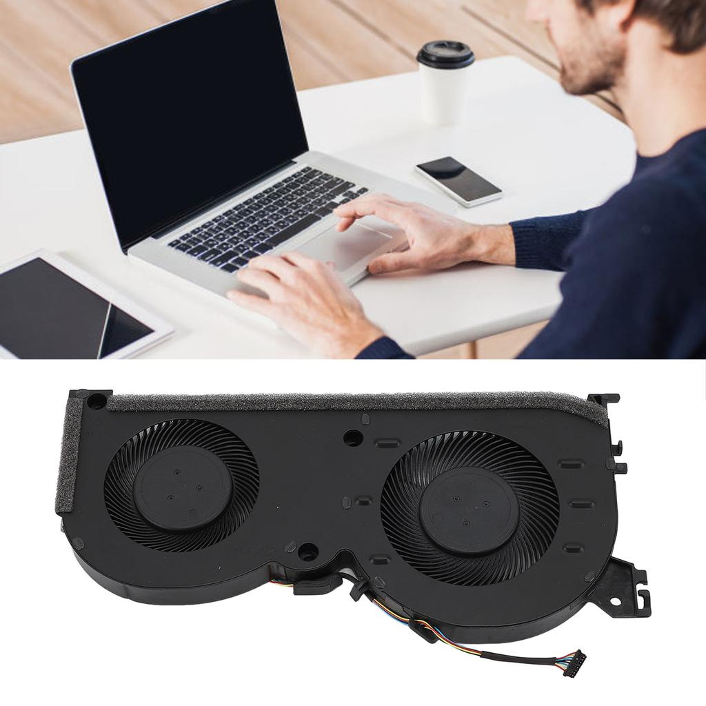 Replacement CPU Cooling Fan Aluminum Alloy 8 Pin Laptop CPU Cooling Fan for IdeaPad Gaming 3i 15IMH0