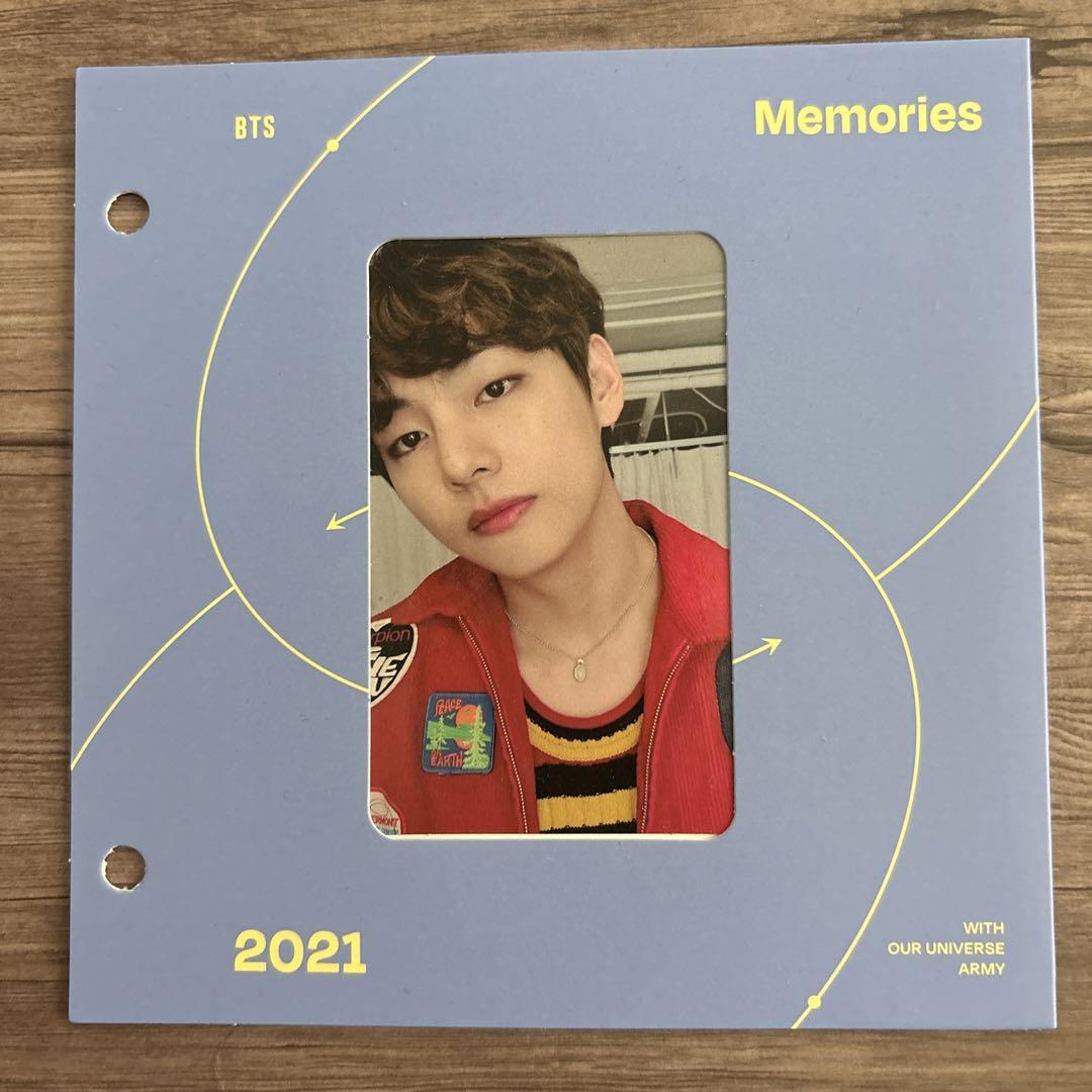[Б/У] BTS memories 2021 Blu-ray коллекционная карточка V Тэхён V