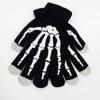 Herren Lustige Totenkopf-Klaue Fingerhandschuhe - Kreative Mode für Herbst und Winter