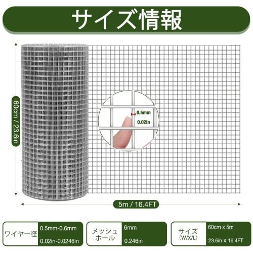 Stainless Steel Wire Mesh, 60cm x 5M, Rodent-Proof, for Ventilation, Filtration, and High Temperature Resistance, Ideal for Gardens, Agriculture, and