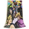 Anime JOJO HD ART Blankets Soft Warm Flannel Throw Blanket Cover for Bed Living room Picnic Travel Home Sofa