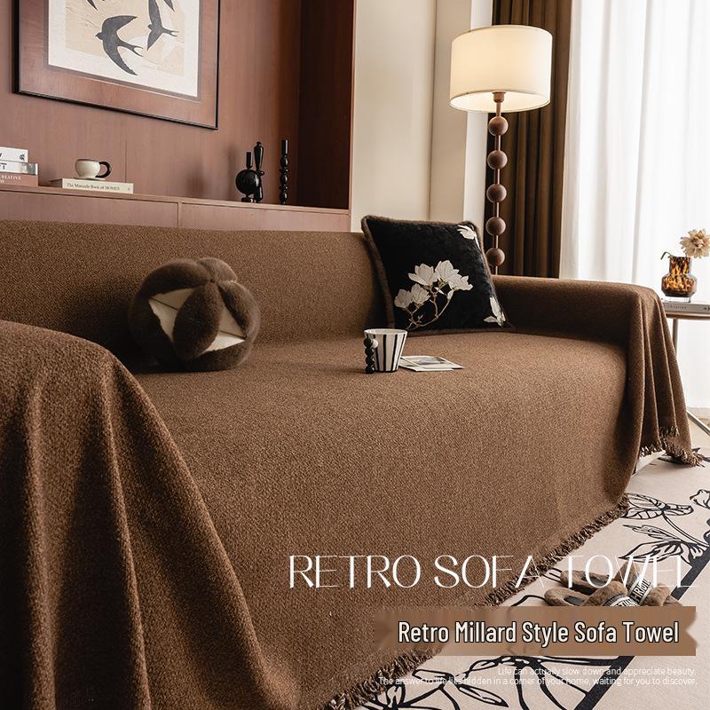 

American Light Luxury Tassel Sofa Slipcover & Camping Blanket Custom Size