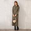 Autumn Winter Oversize Hoodies Women Elegant Lady Long Sweatshirts Dress Solid Loose Korea Casual Vintage Dress Women