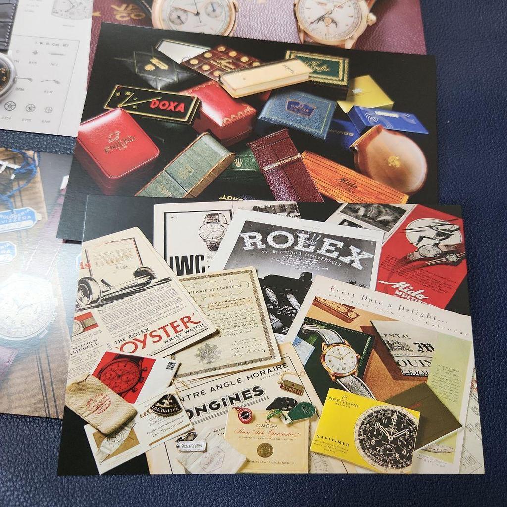 Used ROLEX TUDOR etc. Cares desk calendar 2023, 2024