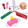 6pcs DIY Balloon Recoil Car Helicopter Science Experiment Educational Props School Classroom Teaching Incentive Supplies TMZ