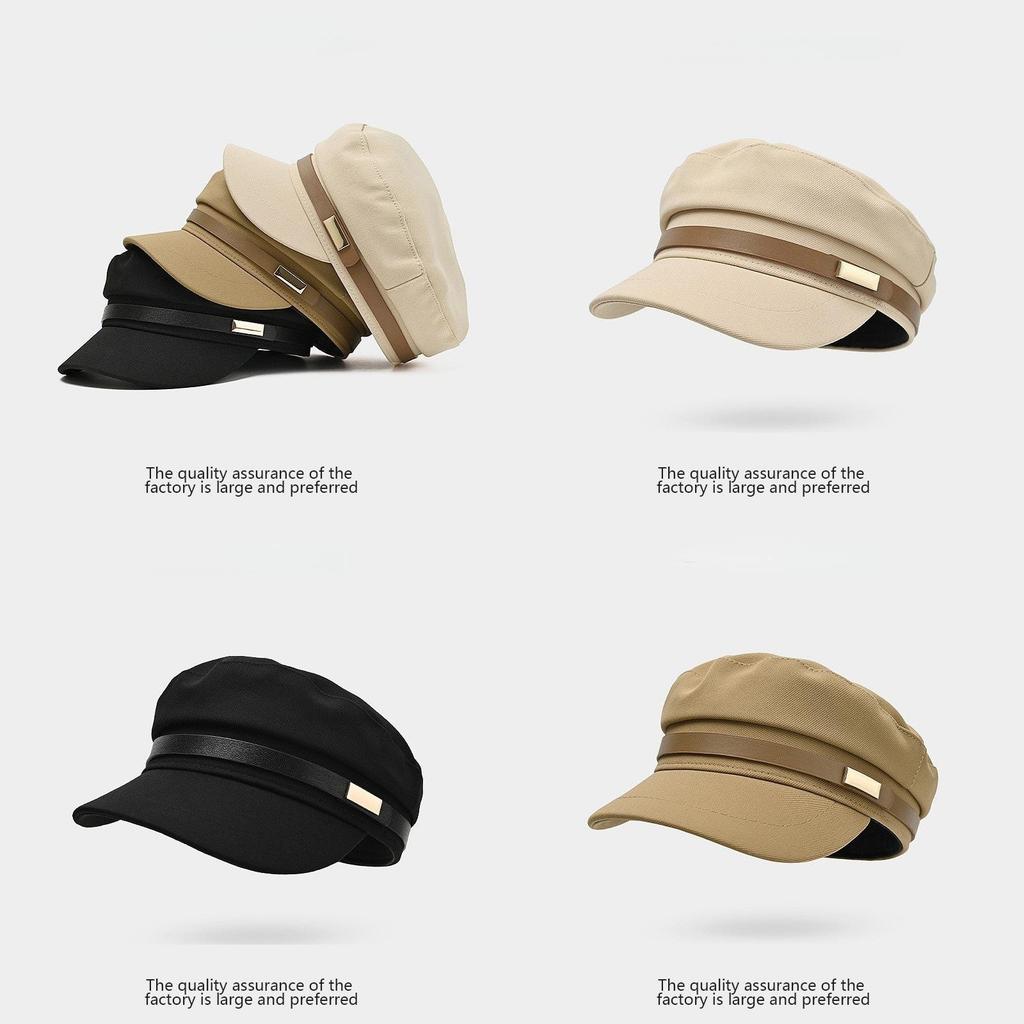 Beret Hat Men Fall Winter Casual Sunshade Cap With Short Brim For Style And Comfort