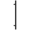 Furniture Handles 10 Pcs Black 192 Mm Stainless Steel