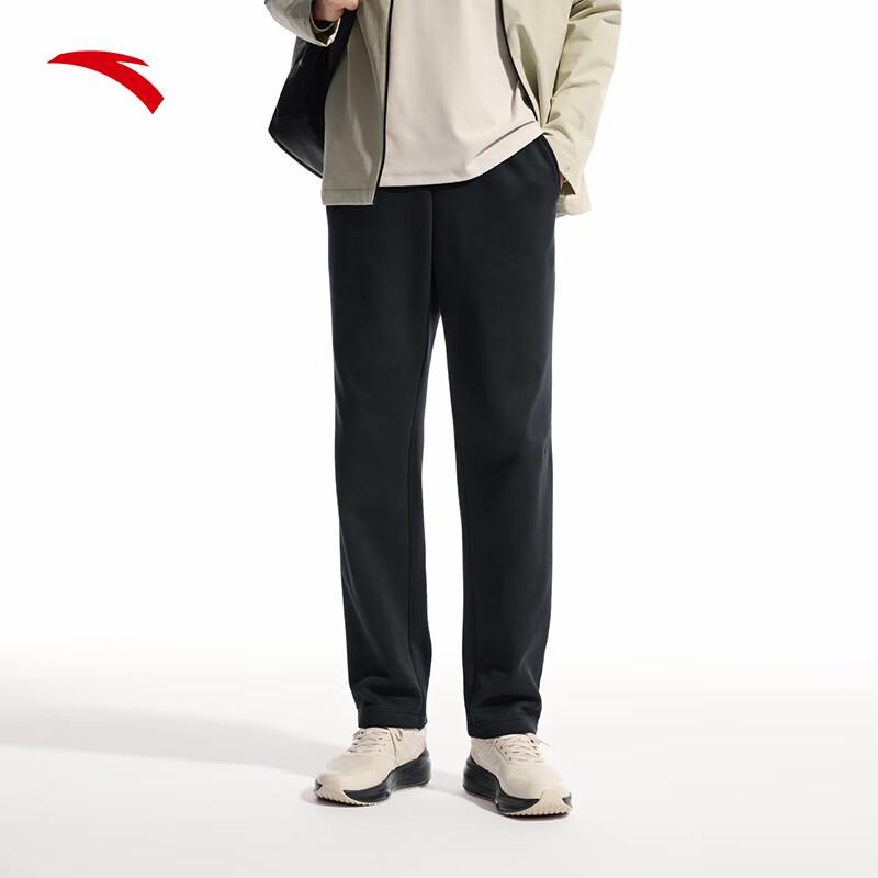 ANTA Men s Fleece-Lined Winter Knit Track Pants 180/XL