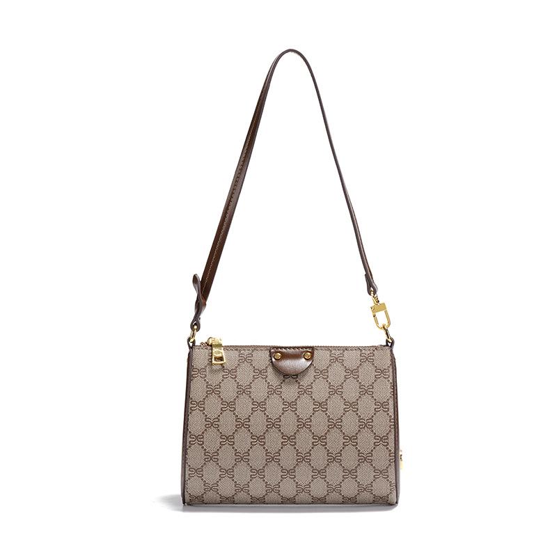 

Classic Vintage Small Square Bag, Trendy and Individual Single-shoulder Bag, Ladies Handbag, Casual and Versatile Underarm Bag