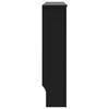 Cache-radiateur Noir - VidaXL - 112x19x81 cm - MDF - Espace de rangement pour livres et ornements
